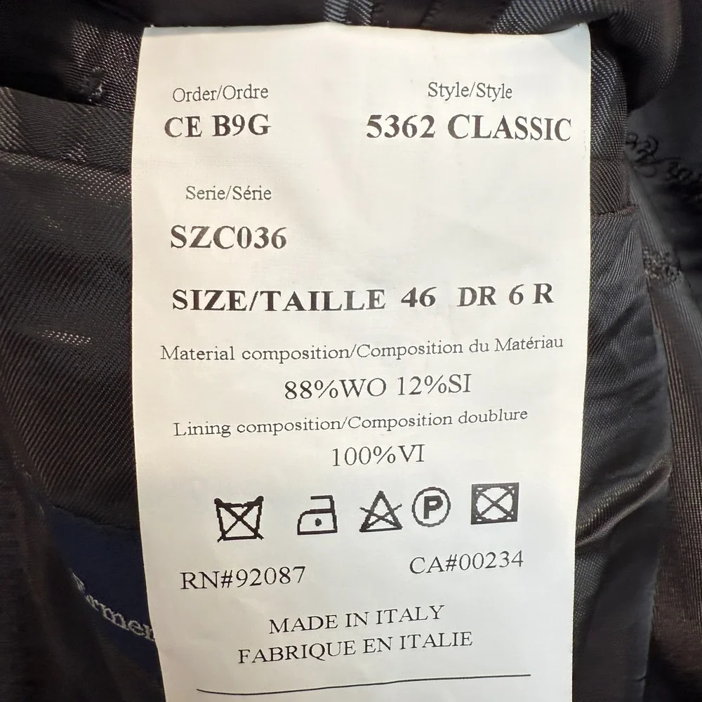 Ermenegildo Zegna excellent no